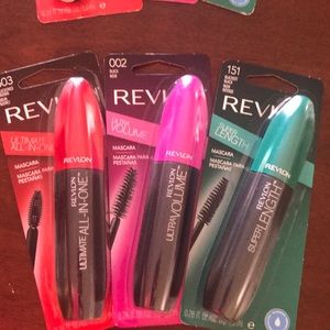 Three revlon mascara